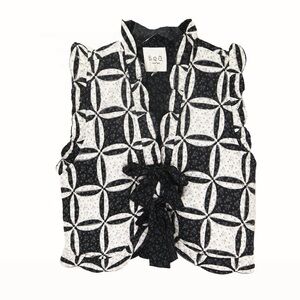 Sea Women's Black and White Patterned Jacket